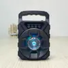 Fabricante de origen miqi nuevo altavoz Bluetooth de 3 pulgadas portátil tarjeta karaoke luz de color audio para baile al aire libre cuadrado