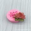 Promoción de fábrica molde de silicona de rosa en flor capullo de flor piedra perfumada aromaterapia yeso molde epoxi DIY