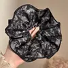 Novo scrunchie de alta qualidade para rabo de cavalo baixo 2026 para mulheres, apresentando um estilo inspirado em Melard, um acessório de cabelo retrô para outono e inverno