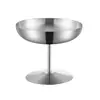 Taza de helado de acero inoxidable 304, copa de postre, copa de helado, vaso de gelatina de leche, copa de vino dulce, copa de pudín, taza de helado, copa de frutas