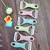 Pelador de frutas y verduras de cerámica, cuchillo para pelar melones, cocina saludable, suministros creativos para el hogar al por mayor