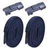 Hebilla de Cordón Elástico Perezoso de 8 mm Sin Atar Cordón de Zapato Elástico de 8 mm de Ancho para Hombres y Niños Sujetador Sin Atar