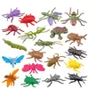 Set de 20 Figuras de Insectos Modelos Realistas de PVC de Abejas Arañas Mariposas Ciempiés Más Juguetes Educativos de Insectos para Niños Decoraciones de Bichos S