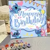Pintura acrílica dibujos animados infantiles hecho a mano diy pintura al óleo digital pintura al óleo al por mayor verano graffiti decoración para colorear pintura para colgar