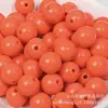 Contas Redondas de Acrílico Cor Sólida com Furo Reto Contas Macaron Contas Soltas Feitas à Mão Acessórios para Pulseira DIY Joias