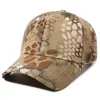 Boné de Baseball Camuflado com Novo Padrão Python Transfronteiriço para Homens, Chapéu de Proteção Solar para Caminhada ao Ar Livre, Boné Simples Versátil com Aba, Moderno