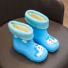 Botas de Chuva Infantis, Botas de Chuva Impermeáveis para Meninos, Botas de Água Leves Antiderrapantes para Meninas, Sapatos Aquáticos para Crianças de 2 a 10 Anos