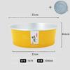 Tazón de papel desechable para llevar, caja de embalaje, no gotea sopa, papel de aluminio, papel de aluminio dorado, lonchera redonda y cuadrada, lonchera con logotipo impreso personalizado