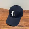 Boné de Baseball Fino Bordado com Letras Estilo Coreano para Primavera e Verão, Boné Versátil de Cor Sólida Estilo Japonês para Homens e Mulheres