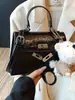 Bolsas de Alta Gama Transfronterizas para Mujer Otoño e Invierno 2025 Nueva Moda Bolso Cruzado Retro Versión Coreana Popular Bolso de Mano Kelly