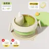Tigela de Comida para Bebê Tigela de Injeção de Água para Lactentes Conservação de Calor Tigela Infantil Anti-queda e Anti-queimadura Aço Inoxidável Jantar Especial Ventosa Louça