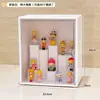 Estante de exhibición para cajas sorpresa caja de almacenamiento para mano de gran capacidad a prueba de polvo transparente vitrina para exhibición de muñecos y modelos multicapa