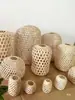 Cestas de lanternas de bambu feitas à mão podem ser usadas como lustres, abajures ou itens decorativos para fotografia de trajes tradicionais, celebrações de primeiro aniversário e banquetes de casamento.