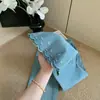 Jeans Rectos Bordados Florales Azules para Mujer, Nuevo Estilo Primavera/Verano 2026, Pantalones Acampanados de Nueve Puntos Adelgazantes para Cuerpo en Forma de Pera