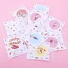 Espejo pequeño de estilo coreano, portátil, de una sola cara, redondo, con diseño de dibujos animados para chica, herramienta de maquillaje de bolsillo, espejo pequeño redondo.