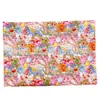 Tela 100% Algodón de 40 Hilos Estampada Digitalmente, Tela Floral para Ropa Infantil, Conjuntos Padre-Hijo, Bolsas, Accesorios, Tela Pura de Algodón para Manualidades