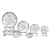 Procesamiento Personalizado de Fuentes de Luz de Burbuja de Bola de Cristal Grabada Internamente, Personalización de Fábrica de Bolas de Cristal de Burbuja con Forma de Balón de Baloncesto y Fútbol