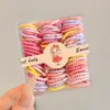 Mini Liga de Goma para Bebé para Niños No Daña el Cabello, Liga para el Cabello Pequeña para el Pulgar, Diadema Colorida de Alta Elasticidad para Niña