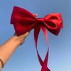 Horquilla para el pelo con lazo grande de Wu Jinyan, estilo hada de verano para mujer, horquilla para la parte trasera de la cabeza de celebridades de Internet, accesorios para el cabello con horquilla de primavera