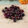 Tienda de Modelos de Fruta de Cereza Decoración para Ventana de Tienda y Hogar Accesorios para Fotografía y Juguetes para Jardín de Infancia