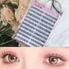 Pestañas postizas transfronterizas de venta caliente, set de pegamento sin tallo estilo pájaro, voluminosas y espesas, para ojos grandes, versátil para uso diario, artículo popular de comercio exterior