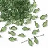 Cuentas acrílicas mini de hoja de 10x5 mm, cuentas sueltas versátiles con temática de bosque para accesorios de collares, pulseras y pendientes hechos a mano para DIY