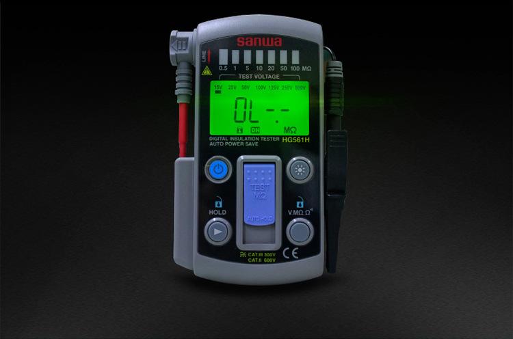 绝缘电阻测试仪SANWA三和MG1000 500 M53 MG5000数字兆欧表HG561H