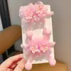 2025 Nova Tiara de Flores para Cabelo Infantil Flor na Cabeça de Pequena Princesa Acessório de Cabelo Laço de Cabelo para Menina Bebê Tiara Tiara Elástico