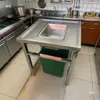 Estación de Recolección de Residuos Alimentarios de Hotel, Estación de Residuos Alimentarios con Separación Seca y Húmeda, Estación de Comedor con Filtro de Grasa de Acero Inoxidable para Cafeterías