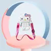 Nueva Bolsa de Silicona para Apretar Burbujas Hello Kitty Linda y de Moda Bolso Cruzado para Niñas y Niños Billetera al por Mayor Mini