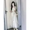 2026 Verano Nuevo Estilo Francés Suave Malla Patchwork Vestido Largo Sentido del Diseño Nicho Temperamento Adelgazante Vestido Mujer