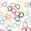 Pintura para Hornear Color Caramelo Corona Corazón de Durazno Llave Tallada Pequeño Anillo de Hierro diy Joyería Metal Amor Conexión Pieza Colgante
