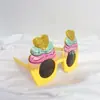 Gafas de Sombrero de Cumpleaños, Gafas Divertidas de Pastel de Cumpleaños, Gafas para Fiesta de Feliz Cumpleaños