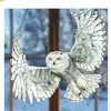 Adornos Colgantes de Pájaros de Acrílico de Colores para Decoración de Jardín Exterior y Sala de Estar, Adornos Pequeños para Escena de Fiesta Navideña