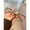 Sensorial Que Muda de Cor Estilo Coreano Fashionável Casual Unissex Armação de Sobrancelha Armação Óptica Tendência Simples Versátil Armação Atacado