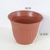Maceta de flores de gran diámetro, maceta de plástico de un galón, para plantas verdes, molde hidropónico perezoso, chasis creativo de un galón carnoso