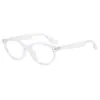 2026 Nueva Moda Retro Gafas Planas Ojo de Gato con Filtro de Luz Azul Monturas Rojas Lisas para Caras Redondas Gafas de Nerd