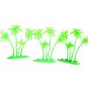 7.5cm Material Suave Modelo de Palmera de Coco Artificial Árbol de Plástico Paisaje Micro DIY Planta Psicología de Plantas Árbol para Mesa de Arena Adorno