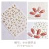 Pegatinas de mariposa huecas con láser para decoración de uñas, nuevas pegatinas 3D de estilo japonés, pegatinas de uñas con láser dorado y plateado, populares en Internet.