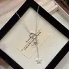 Nuevo Pulsera de Letras Doble Capa Cd Star de Amazon Ins Collar de Borlas de Alta Gama para Mujer con Lujo Accesible Elegante