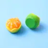 Naranja caqui carambola tridimensional simulación de fruta comida en miniatura adornos para jugar juguetes para niños regalos accesorios de resina