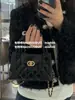 2024 Novo Estilo Estilo Chanel 23k Couro de Vaca Portátil Kelly Couro Genuíno Xadrez Diamante Bolsa de Corrente Ombro Único Portátil Transversal
