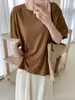 Venda Direta de Fábrica Shisanxing Camiseta de Algodão Bordada com Flocos de Neve de Manga Curta Nova para Mulheres, Dropshipping Disponível