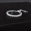Anel Feminino com Diamante Zircônia Flash e Argola de Puxar, Luxo Leve, Design de Nicho, Exquisito, de Alta Qualidade, Estilo Frio, Moderno, Distintivo, Tendência