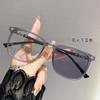 Gafas anti-decoloración por luz azul para estudiantes femeninas, populares en línea, con montura grande para miopía con grado de marea sin maquillaje, gafas para miopía con acabado masculino.