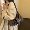 Bolso de axila de alta gama, estilo vintage, para mujer, nueva colección otoño/invierno 2026, bolso de hombro de moda, gran capacidad, adecuado para el trabajo