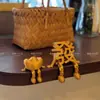Artículos Lindos de Decoración para el Interior del Coche para la Buena Fortuna, Monedas de la Fortuna Impresas en 3D, Adornos de Bendición para el Año del Caballo