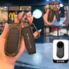 Aplicable para disfrutar del juego de llaves del mundo s9 tarjeta 2024 accesorios para coche control remoto Huawei modificado funda protectora hebilla de bolsa de caja metálica