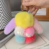 Colgante de Peluche de Conejo Lindo Imitación Accesorio de Peluche Llavero de Coche Lindo para Chicas Colgante de Bolso