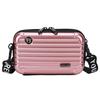 Mini bolso de mano estilo K de 7 pulgadas con carcasa rígida de PC, estilo cross-border, para artículos de tocador, cosméticos, cambio de almacenamiento, bolso cruzado impermeable